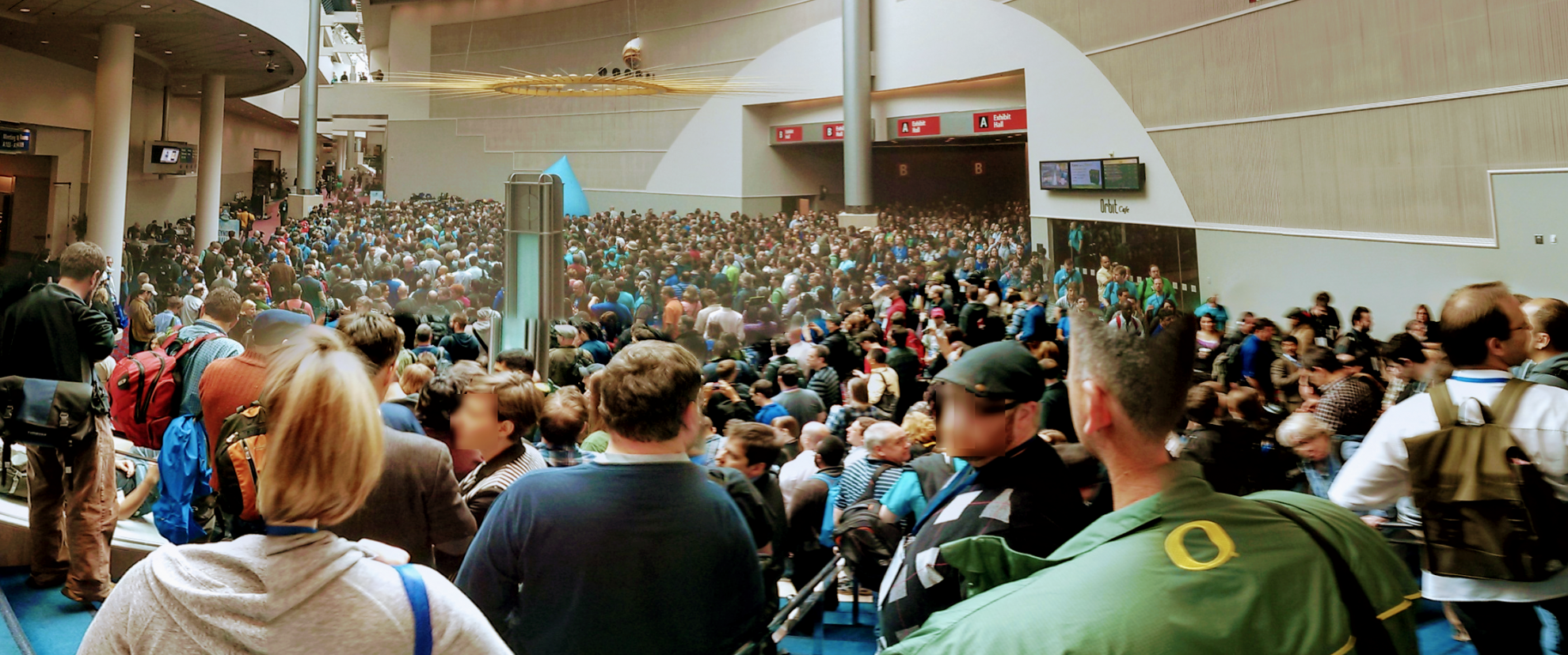 An alternate view of the group photo from DrupalCon Portland 2013.